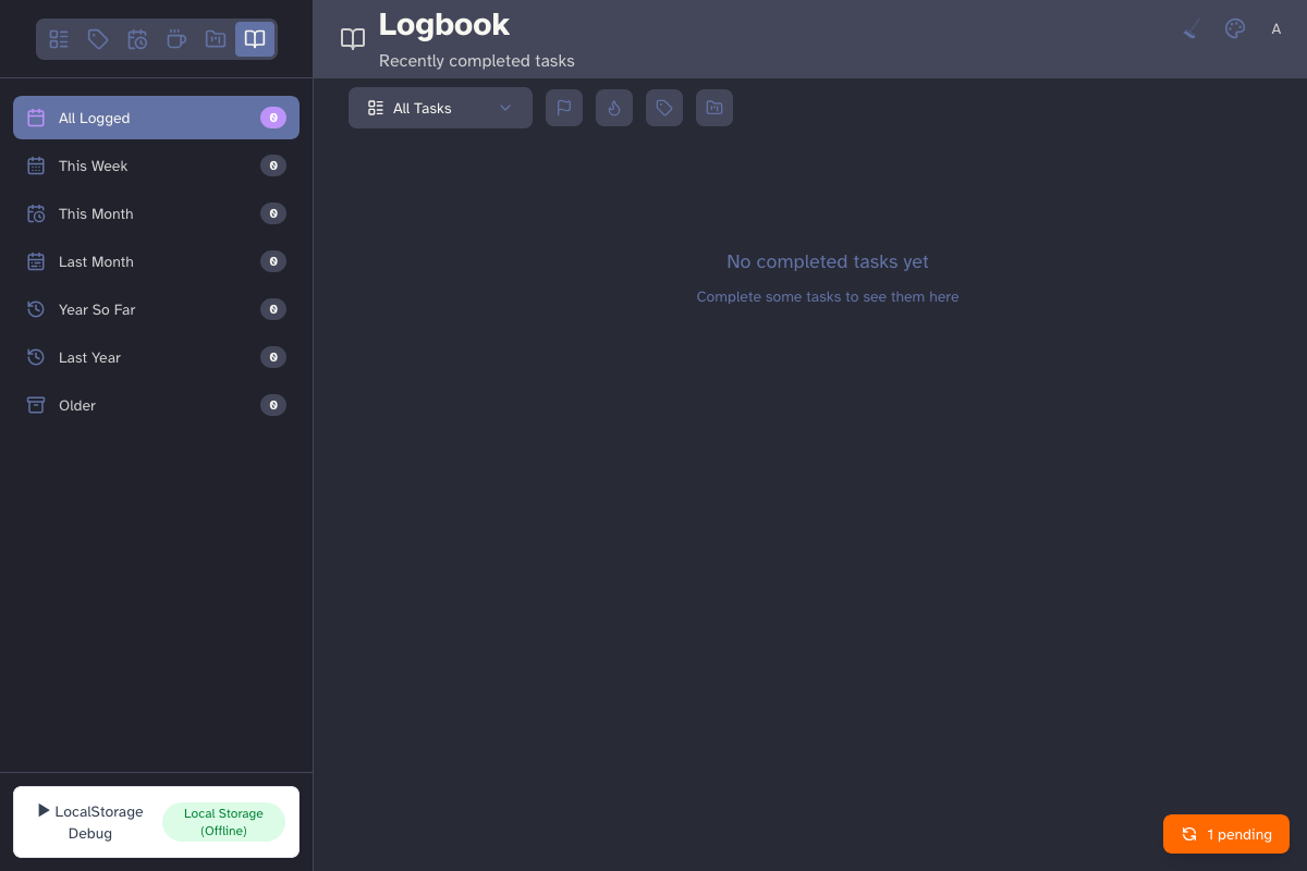 Logbook View